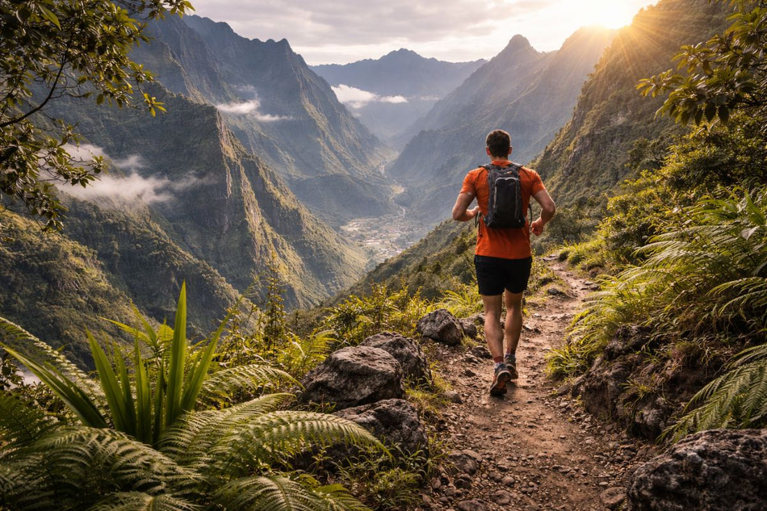 Trail runner dans les sentiers de La Réunion – Pure Performance