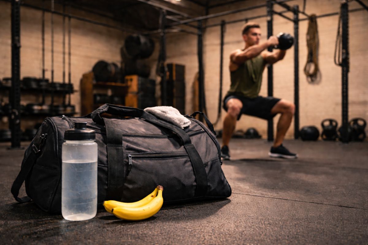 Sportif en musculation avec haltères – créatine pour la performance sportive – Pure Performance La Réunion