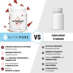 Comparaison Arthropure² Nutripure et complément standard mettant en avant la formulation