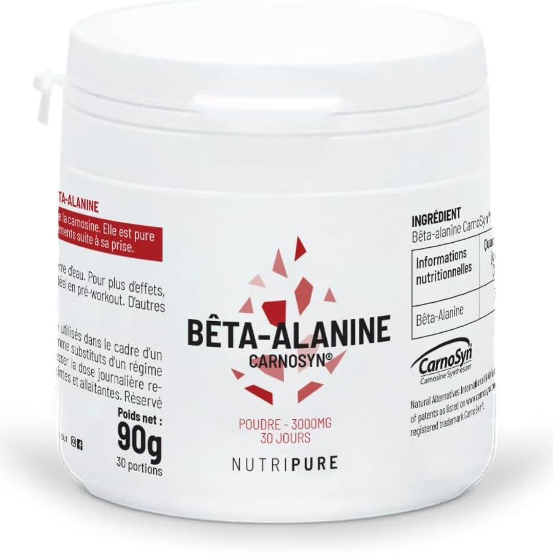 Poudre Bêta-Alanine brevetée CarnoSyn® Nutripure – fabriquée en France
