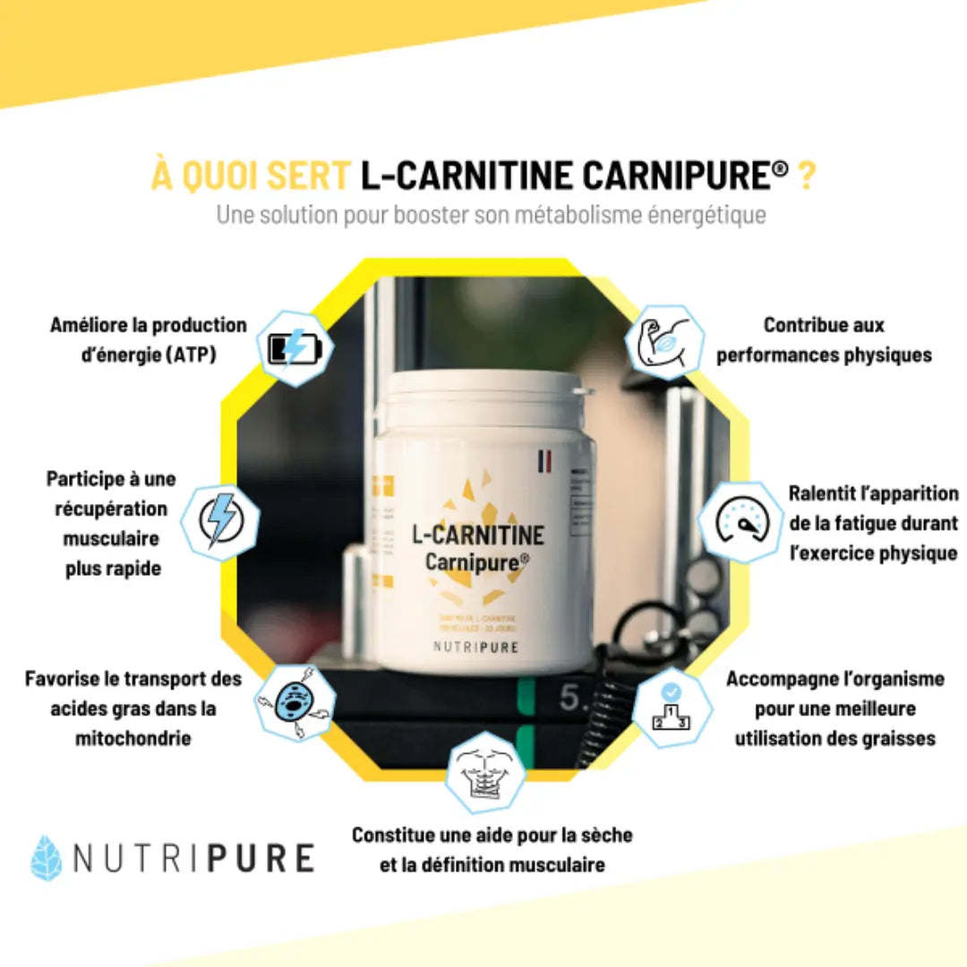 L-Carnitine Carnipure nergie & Rcupration | Nutripure Pure Performance L-Carnitine Carnipure nergie & Rcupration | Nutripure Pure Performance