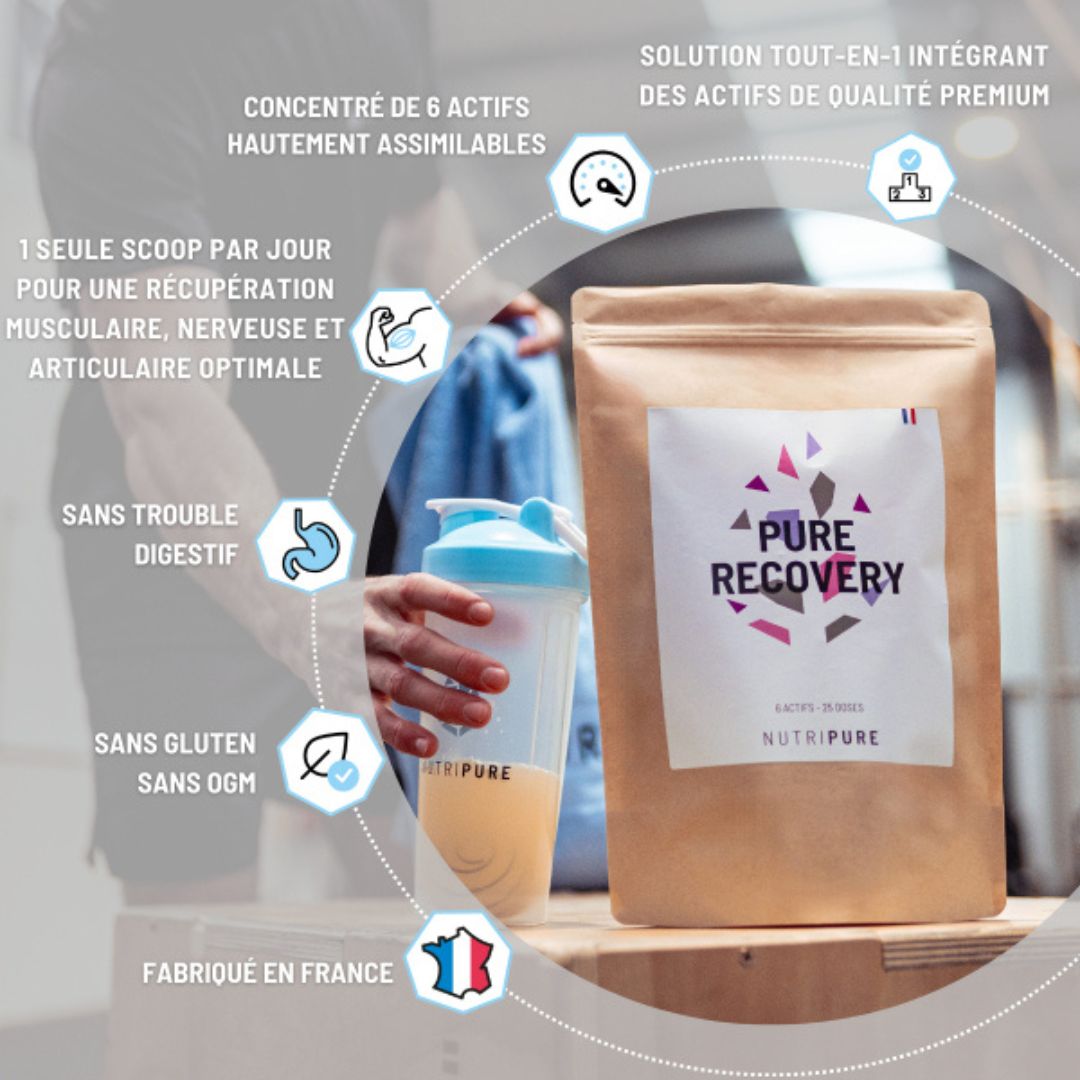 Pure Recovery – 6 actifs pour la récupération musculaire, nerveuse et articulaire