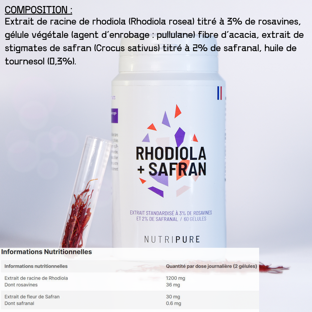 RHODIOLA ROSEA + SAFRAN