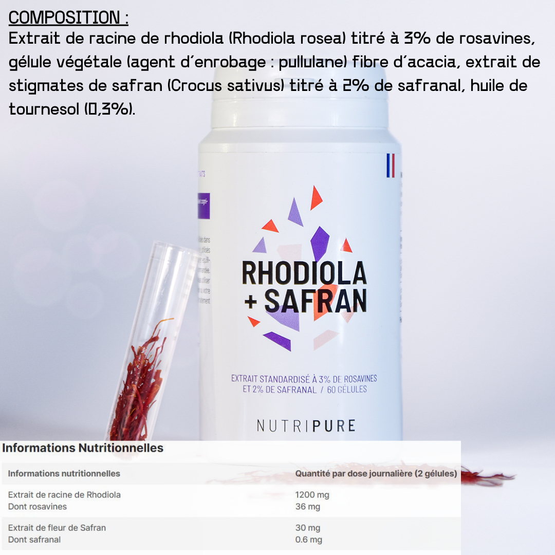 RHODIOLA ROSEA + SAFRAN